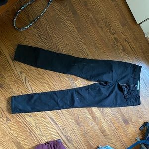 Black Abercrombie Skinny Jeans High Waisted 2